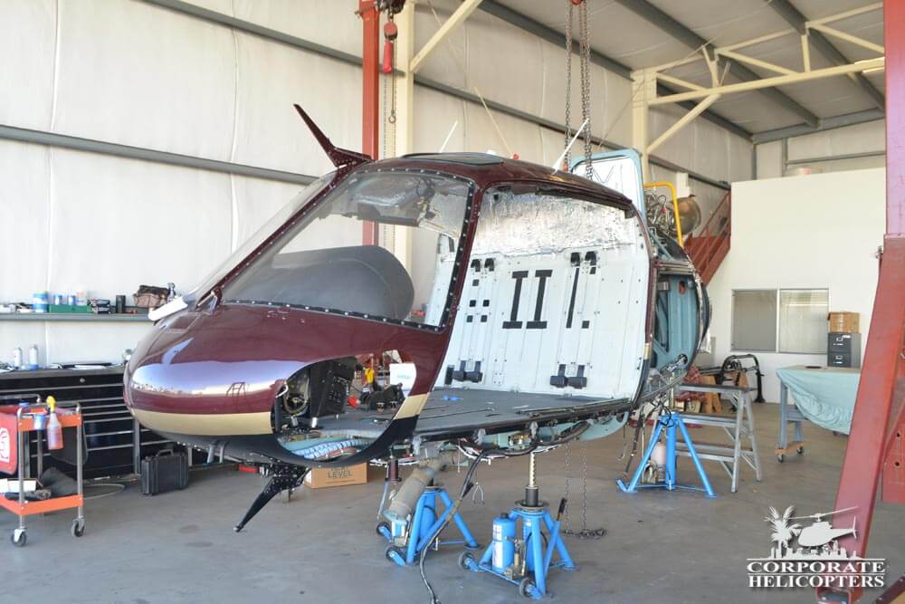 AS350B2 during a 144 Month Inspection.