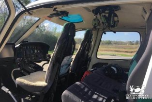 Cabin of a 2002 Eurocopter AS350 B2