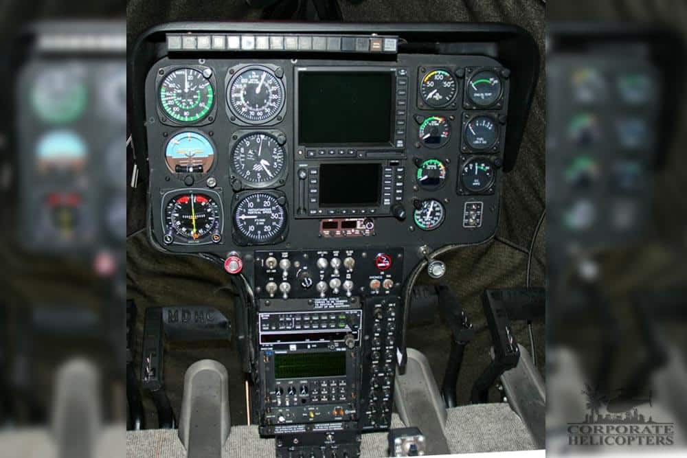 Avionics of 2002 MD 500N helicopter