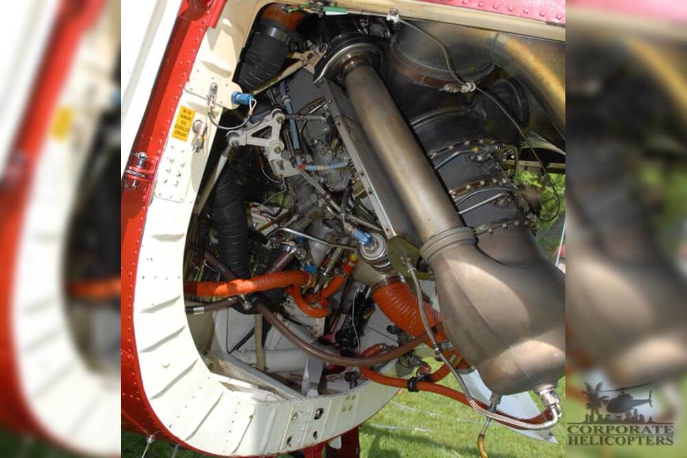 Engine on 2002 MD 500N helicopter