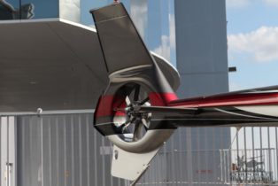 Fenstrom tail of a 2006 Eurocopter EC120 helicopter