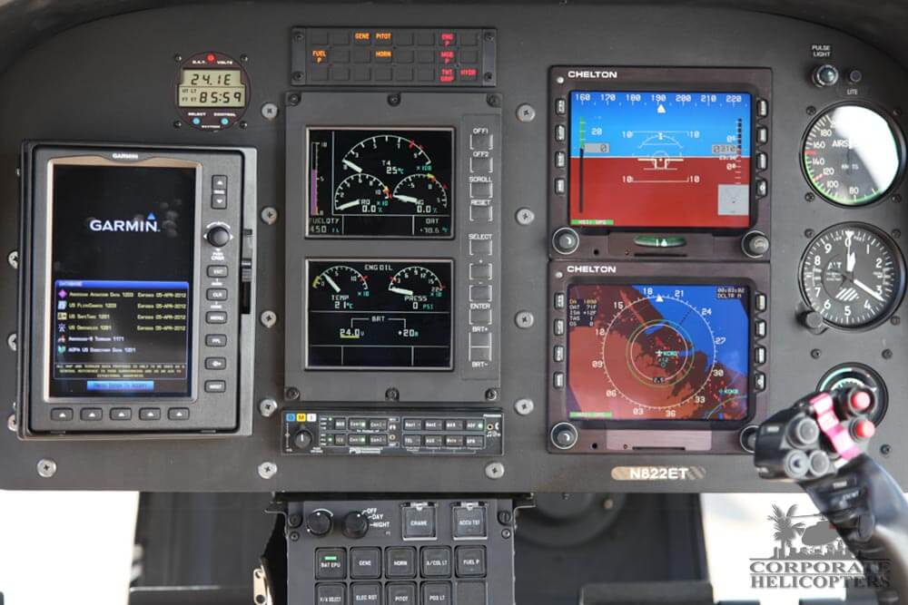 Avionics of a 2006 Eurocopter EC120 helicopter