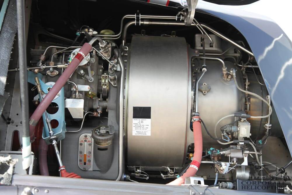 Engine of a 2006 Eurocopter EC120 helicopter