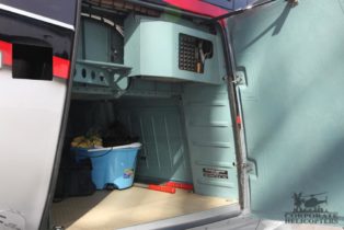 Storage space on a 2006 Eurocopter EC120 helicopter