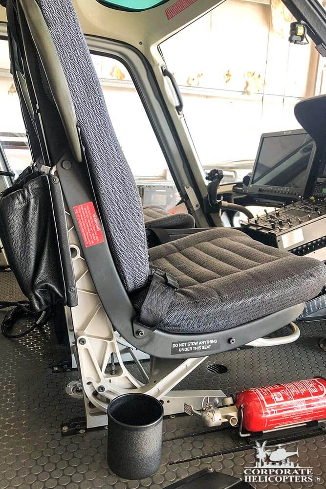 Seat of a 2011 Eurocopter AS350 B2