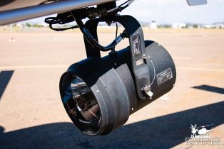 Light attachment on a 2011 Eurocopter AS350 B2