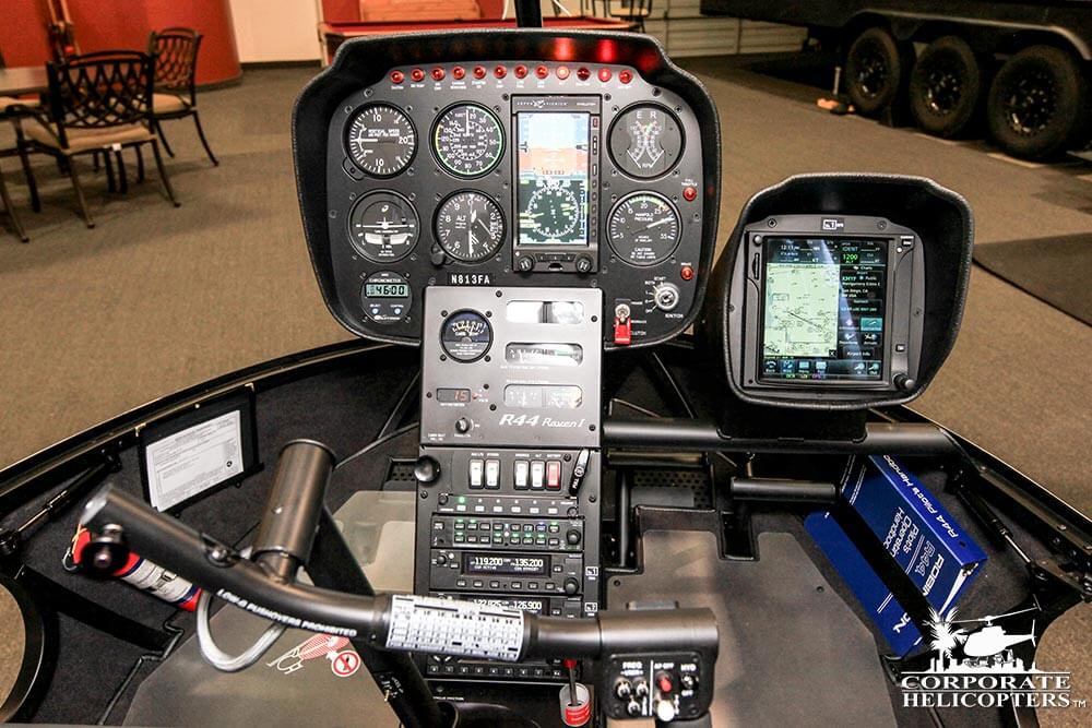 Flight controls for a 2019 Robinson R44 Raven I