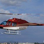Bell 206B3 in flight