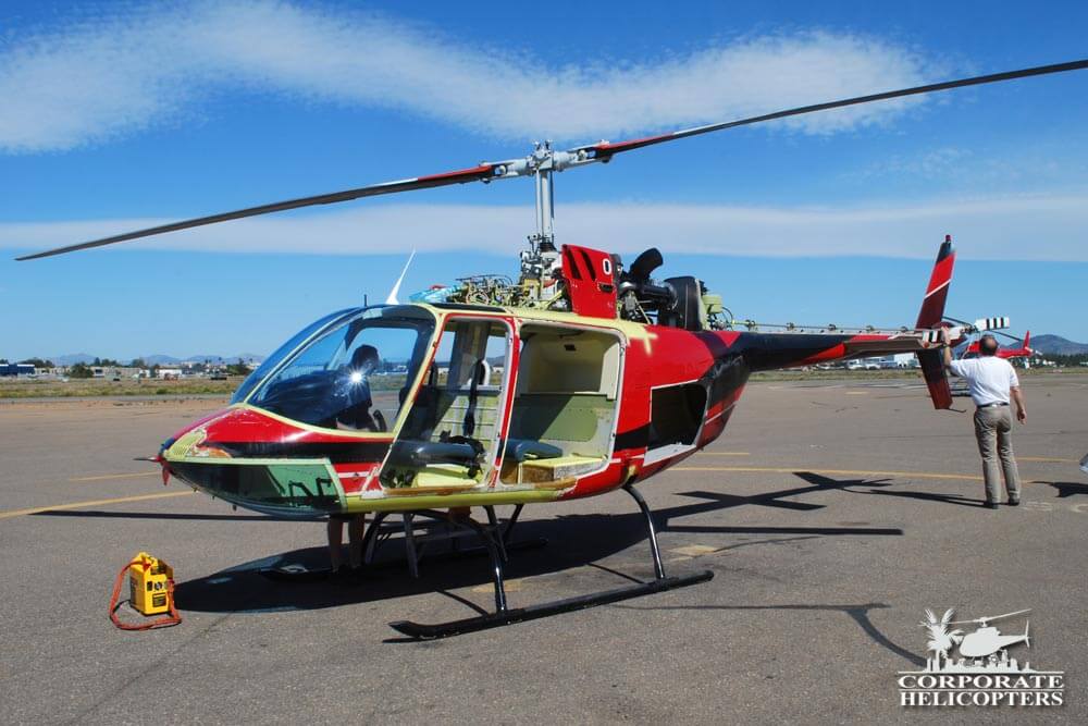 Bell 206B3 during Overhaul process