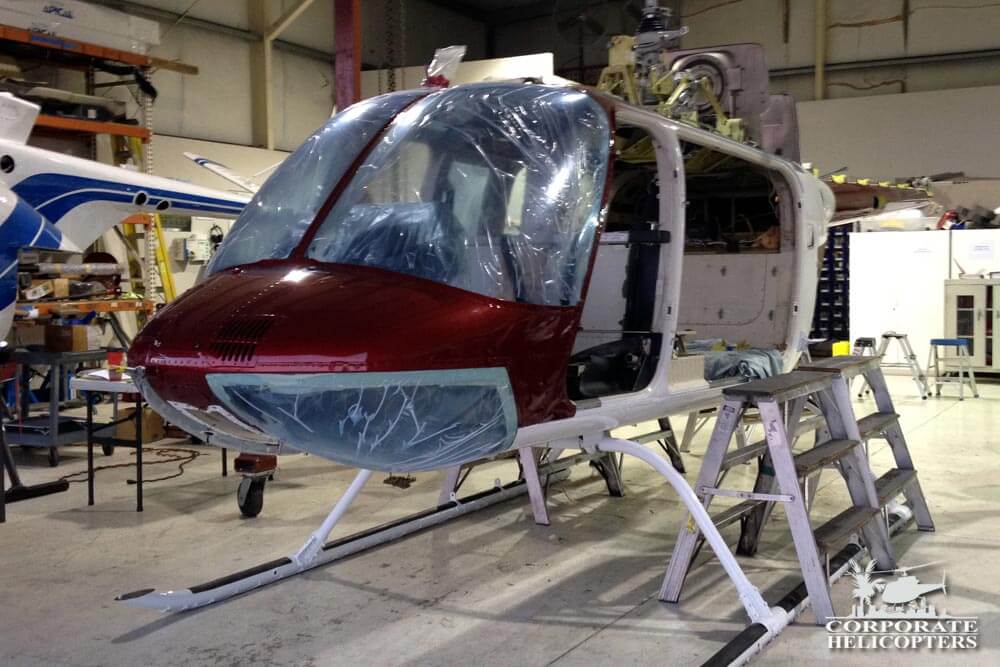 Bell 206L3 Overhaul, In-progress