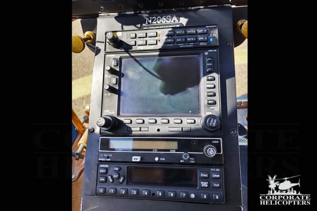 Avionics on a 1973 Bell 206B II helicopter