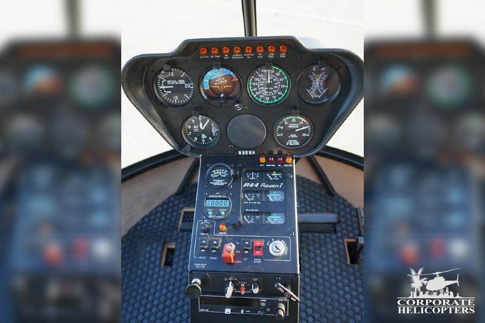 Avionics of a 2013 Robinson R44 Raven I helicopter
