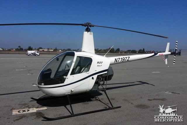 2001 Robinson R-22 Beta II helicopter on an airfield