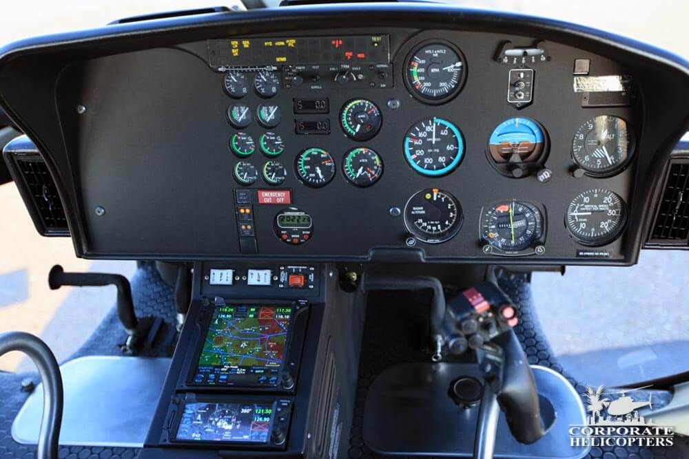 Front panel of a 2001 Eurocopter AS355N helicopter