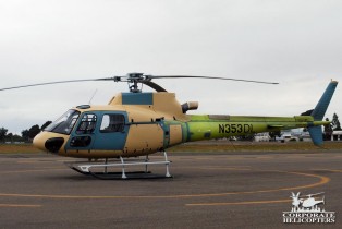 AS350 B3 helicopter before completion