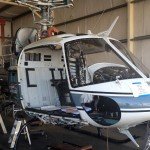 AS355N helicopter during a 12-Year Inspection