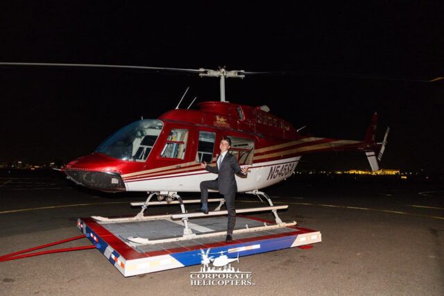 Bar Mitzvah Helicopter Grand Entrance