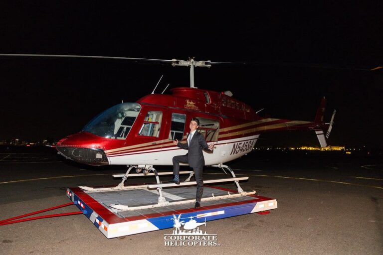 Bar Mitzvah Helicopter Grand Entrance