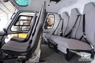Interior cabin of a 2012 Eurocopter AS350 B3E helicopter