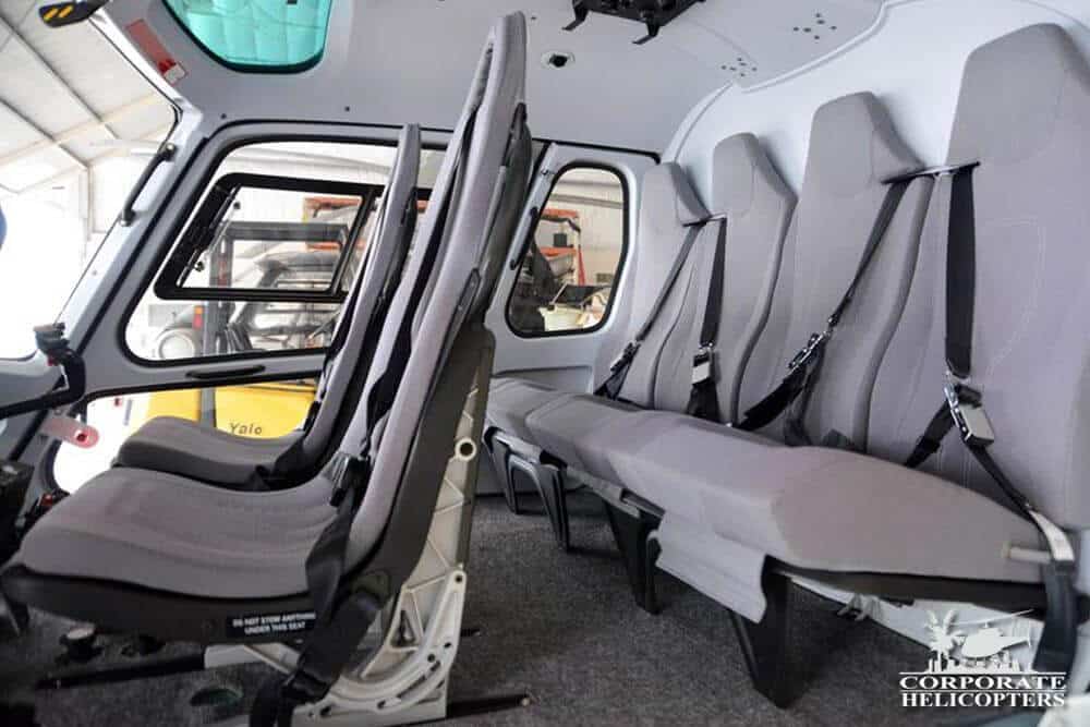 Interior cabin of a 2012 Eurocopter AS350 B3E helicopter