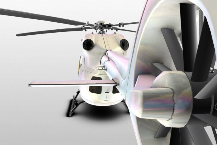 Computer rendering of Airbus 145 helicopter