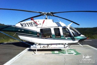 exterior cabin of a 2000 Bell 207 helicopter