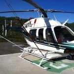 Side view of a 2000 Bell 207 helicopter
