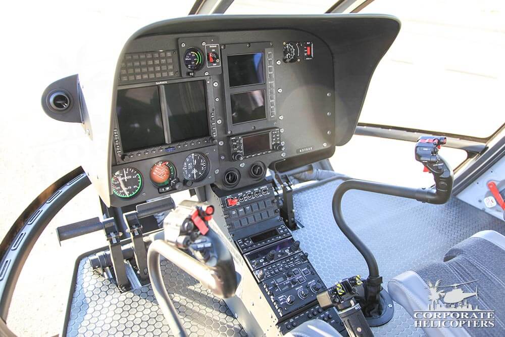 EC130 T2 helicopter flight controls and avionics