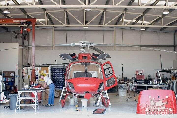 Helicopter Maintenance hangar