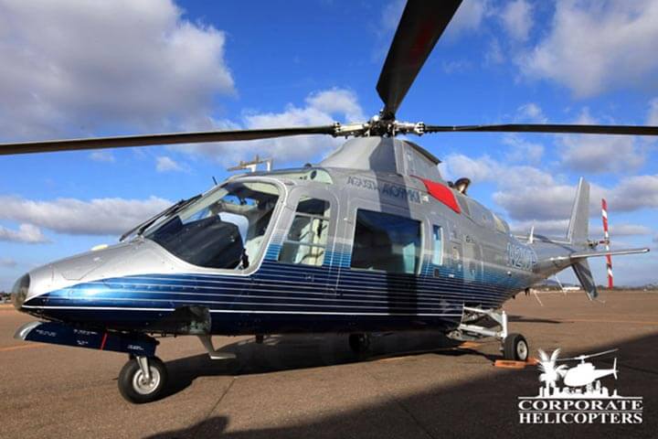 1987 Agusta 109A MKII Plus helicopter side view