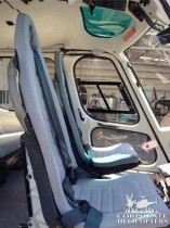 Seats of a 2008 Eurocopter AS350 B3 helicopter