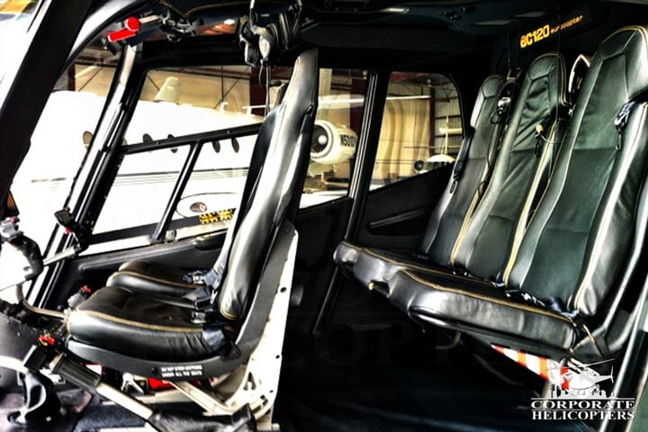 Cabin of a 1999 Eurocopter EC120 B helicopter