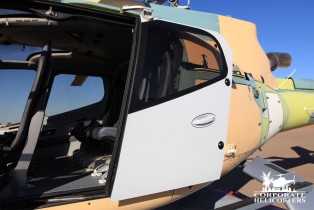 Cabin doors open on a 2013 Eurocopter EC130 T2 helicopter
