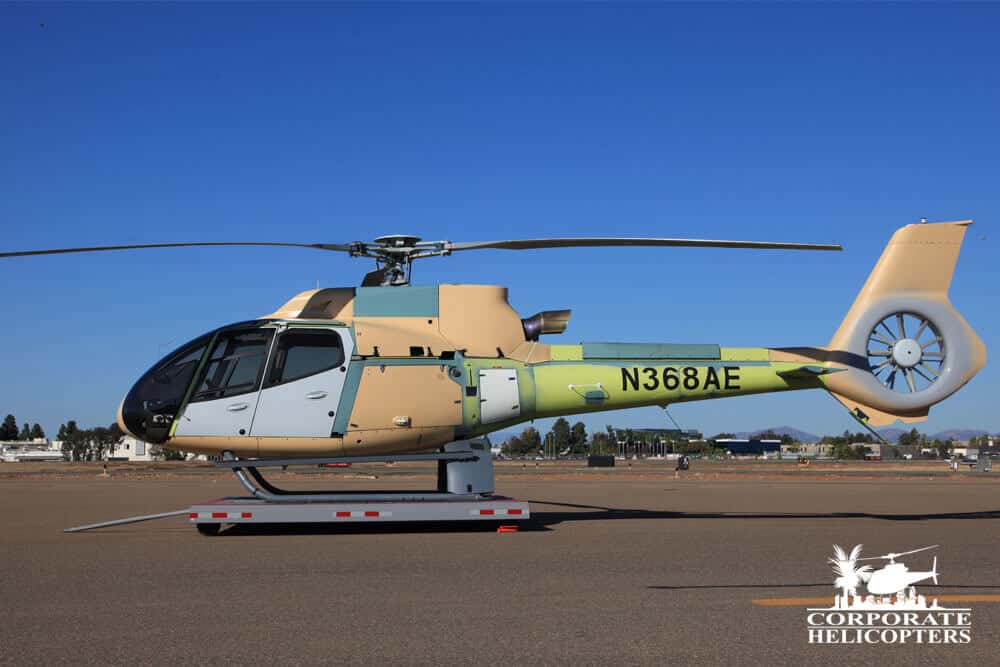 Side view of a 2013 Eurocopter EC130 T2 helicopter