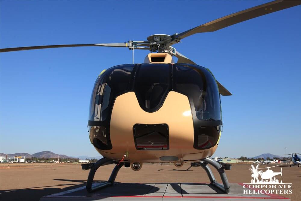 Front view of a 2013 Eurocopter EC130 T2 helicopter