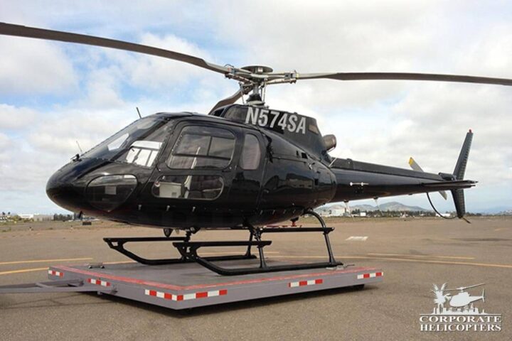1993 Eurocopter AS350 B2 helicopter on an airfield