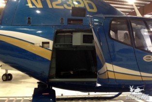 Cargo section of a 2001 Eurocopter EC120 helicopter
