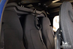 Rear seats of a 2001 Eurocopter EC120 helicopter