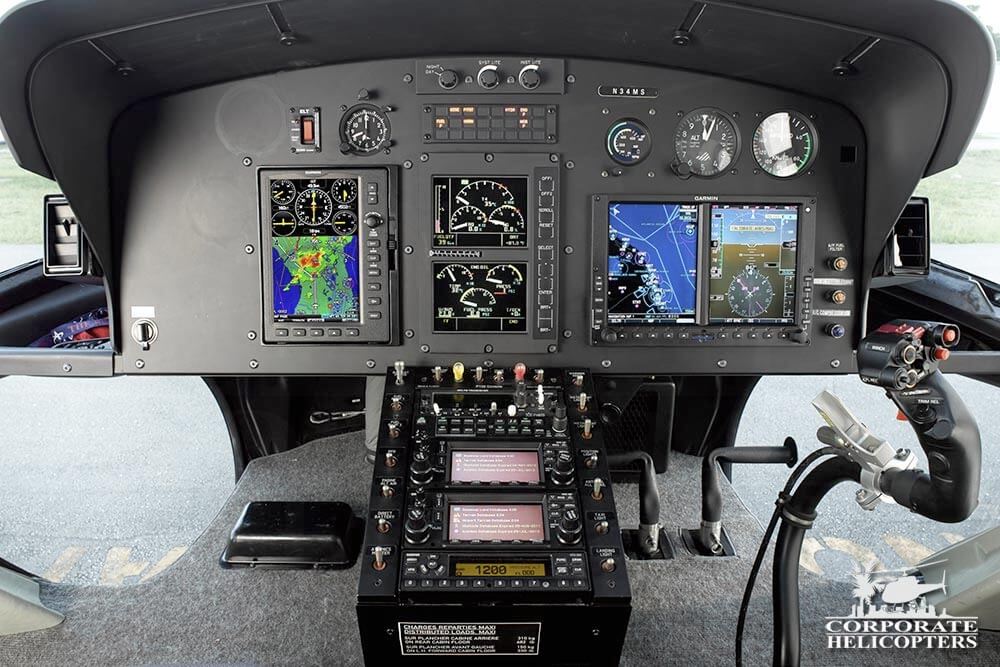Avionics of a 2011 Eurocopter AS350 B2 helicopter