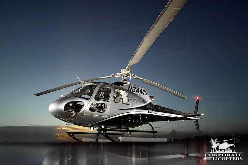 Brighly-lit 2011 Eurocopter AS350 B2 helicopter