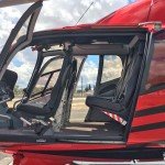 Both doors open on a 2007 Eurocopter EC-120B helicopter