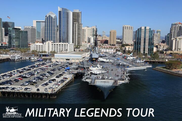 Military Legends Tour. photo shows USS Midway aircraft carrier