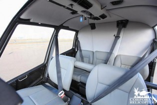 Seats of a 2013 Robinson R66 Turbine helicopter