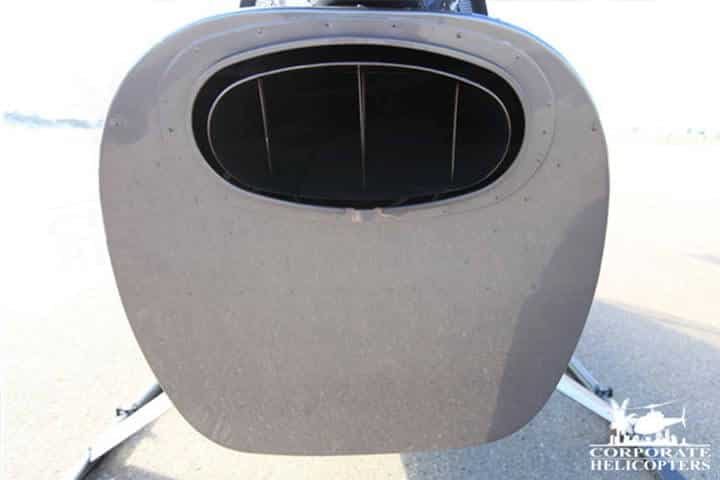 Exhaust port on a 2013 Robinson R66 Turbine helicopter