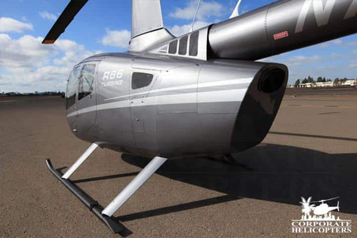 2013 Robinson R66 Turbine helicopter, rear view